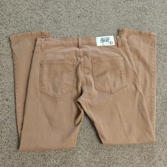 Rustic Dime Mens Khaki Straight Leg Chinos Pants Casual Dress Size 36 - Picture 10 of 14